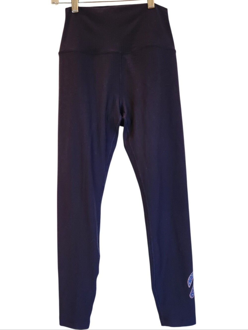 NWT Peloton Cadence High Rise 7/8 Legging Navy Speckle Logo Limited Edition Soft